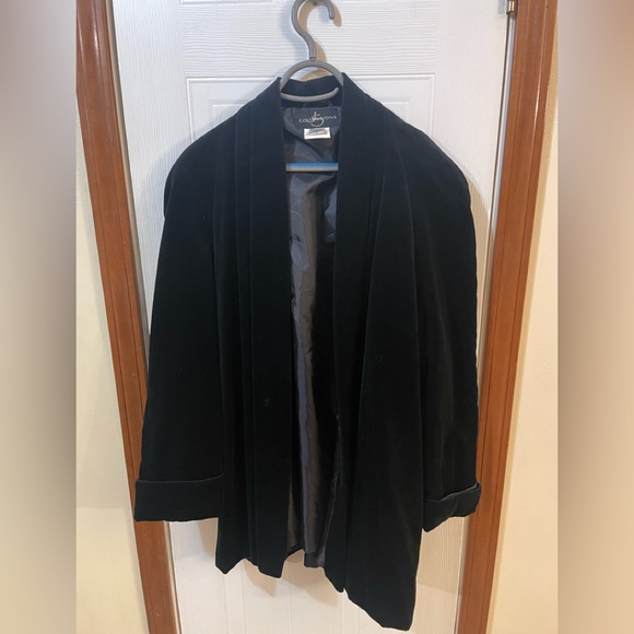 EUC Velvet Dress Coat - Picture 1 of 2